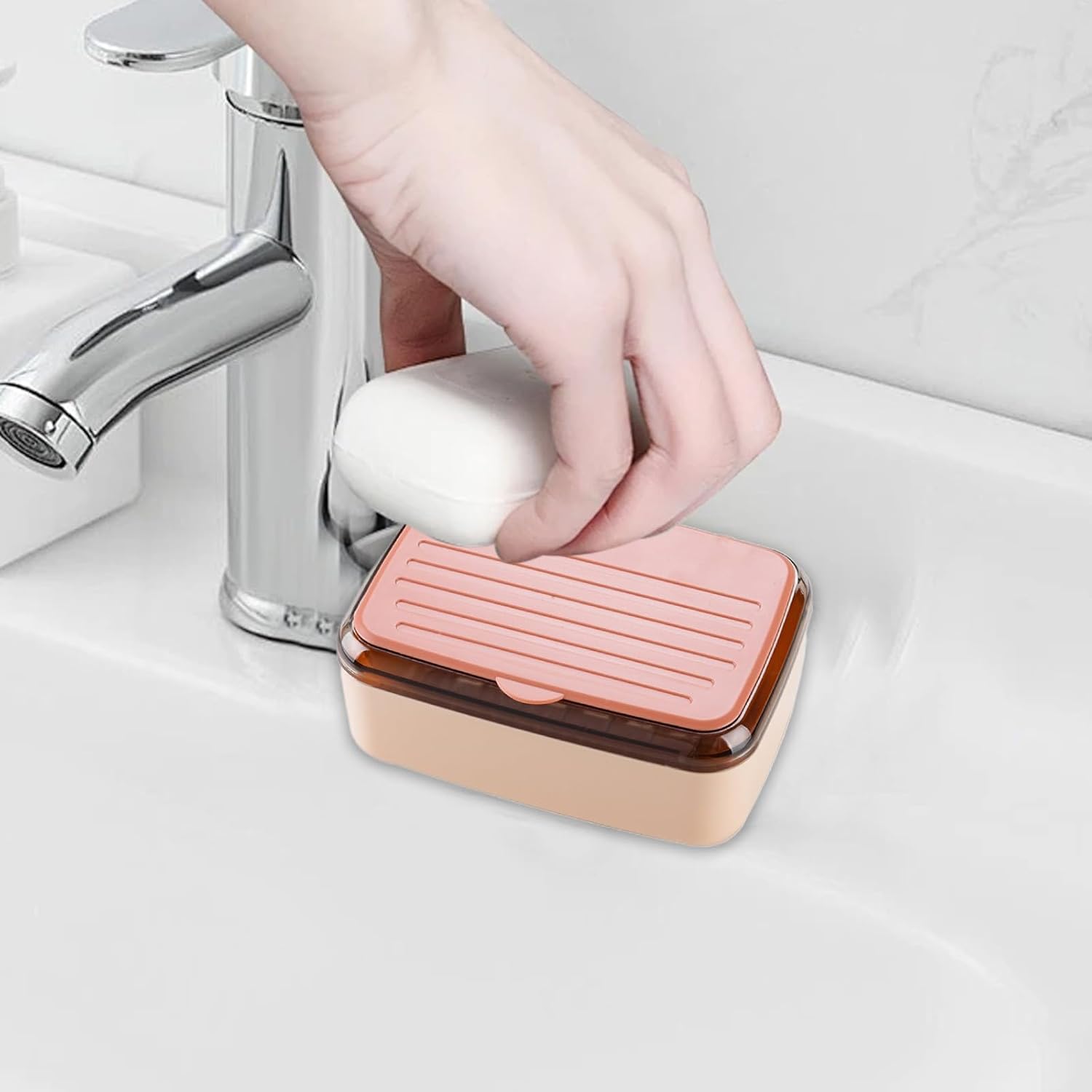 Keep Dry Soap Holder for Bathroom Shower Travel