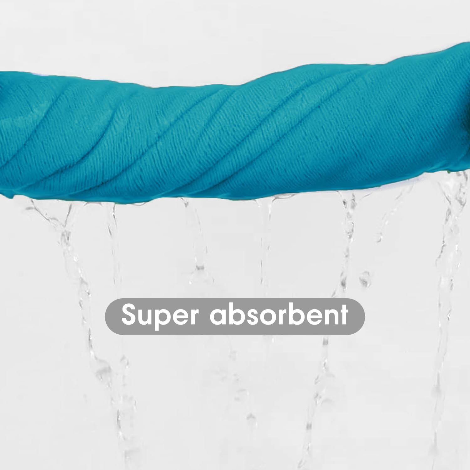 JML Microfiber Bath Towel Set 2 Pack - Soft Absorbent Quick Drying Teal