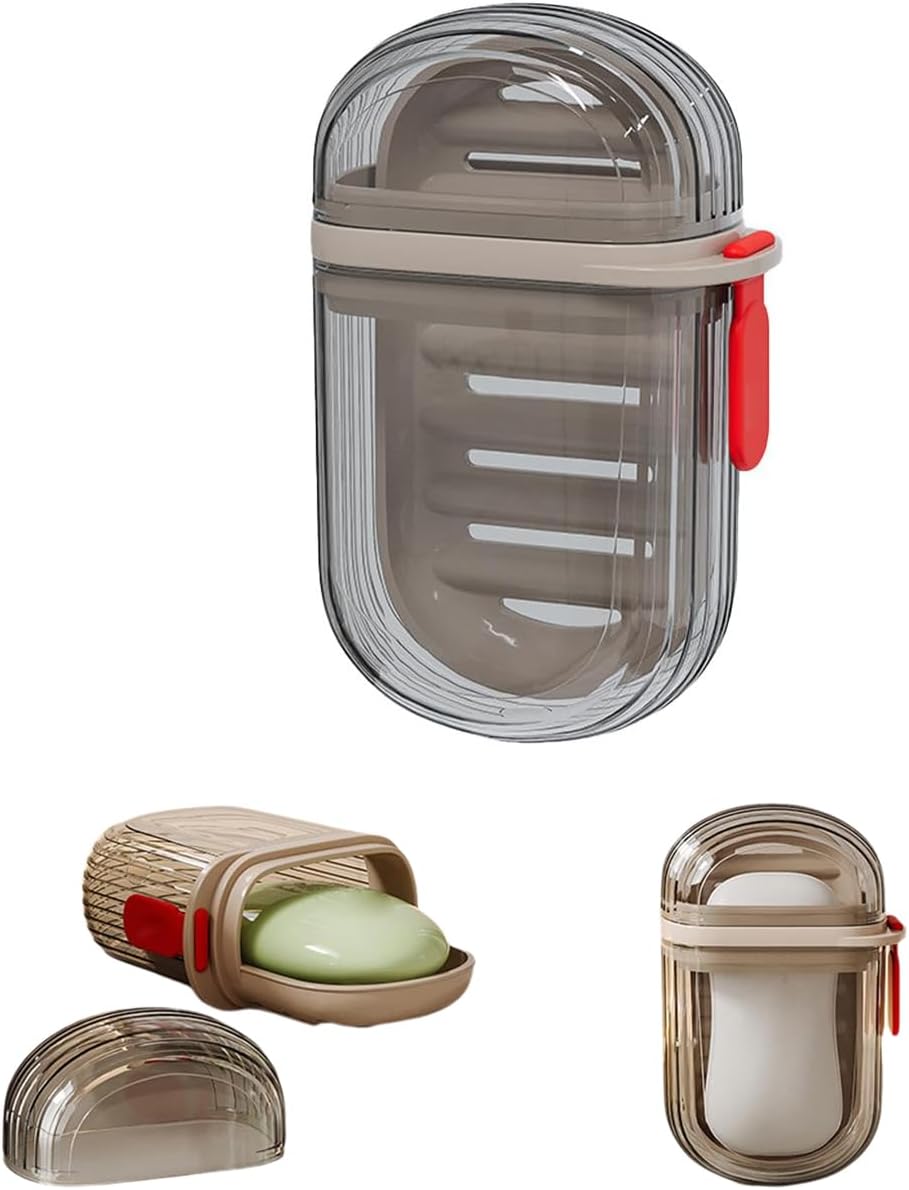 ZHOSXRC Travel Soap Case with Lid - Portable and Waterproof