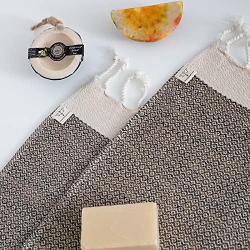 Smyrna Turkish Cotton Wash Cloths Pack of 6 12x17