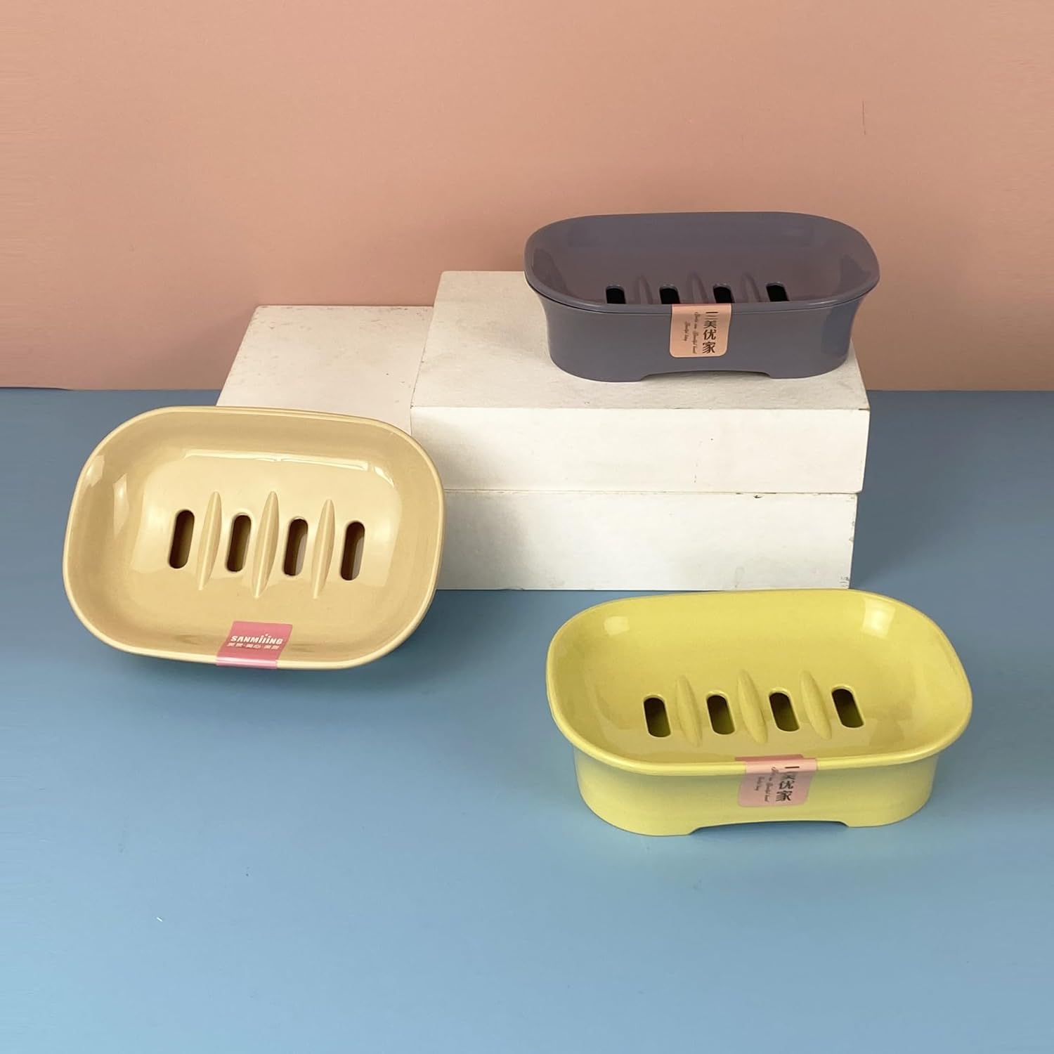 Double Layer Soap Dish with Drainage Slots