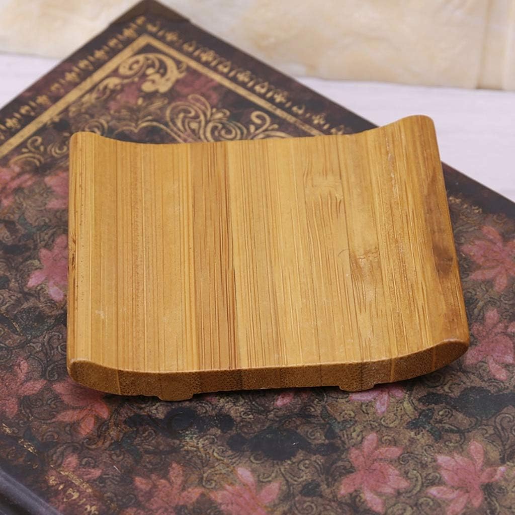 ljhnba Wooden Soap Dish Holder for Bathroom