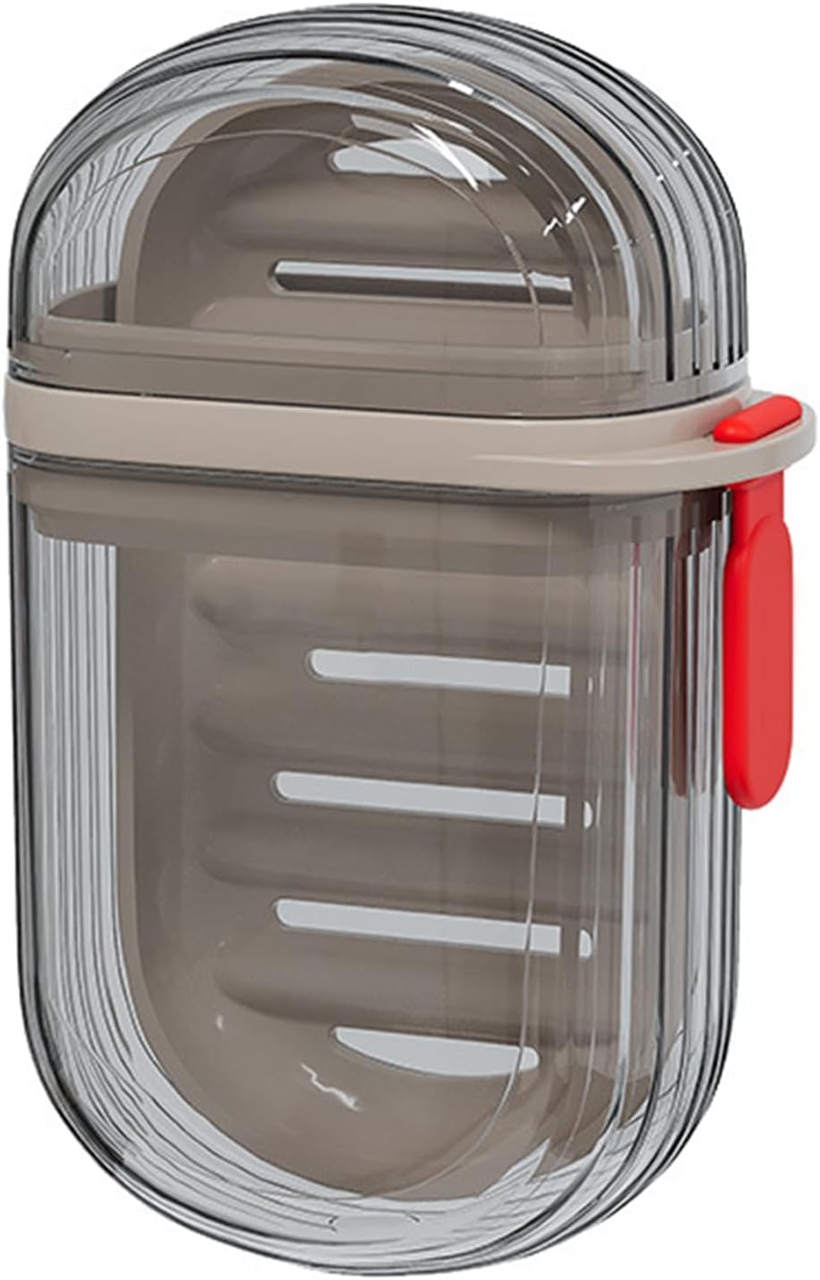 Travel Soap Container with Lock Design and Leakproof Lid