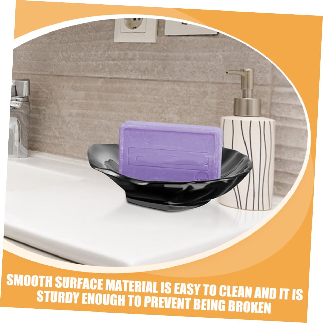 Luxshiny 2-Piece Shell Soap Dish Set