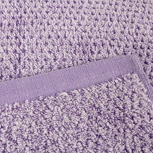 Everplush Diamond Jacquard 6-Piece Bath Sheet Set Lavender