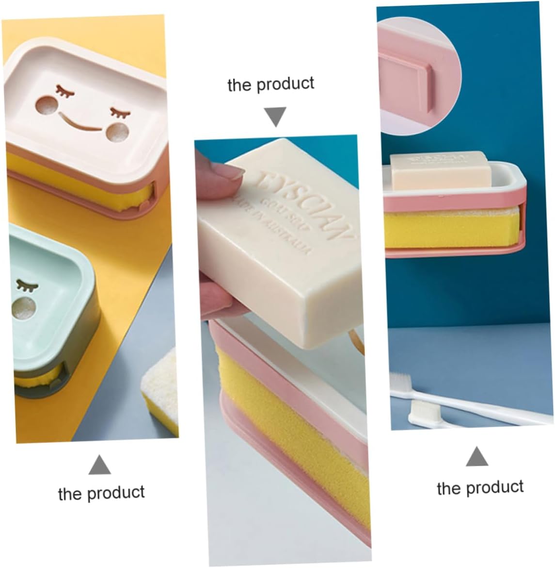FELTECHELECTR Double Layer Soap Dish with Drainage