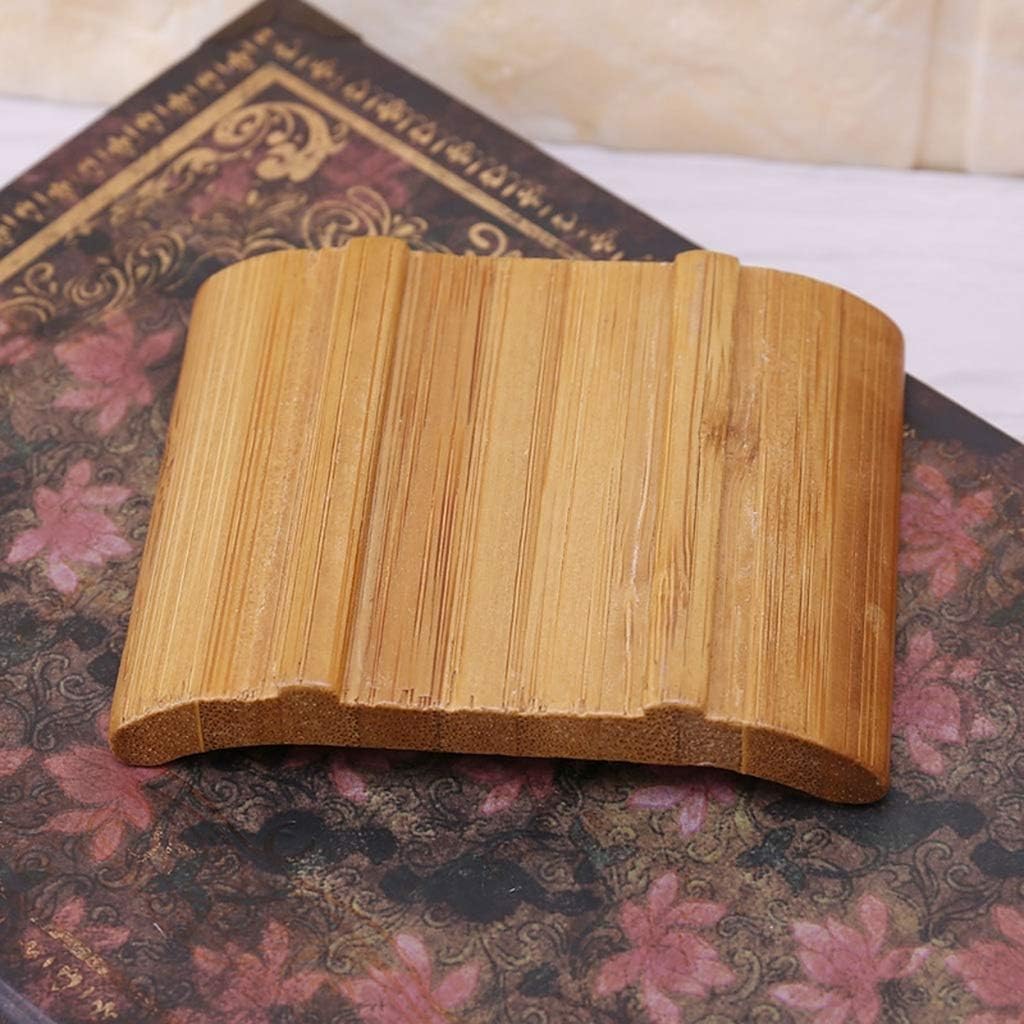 ljhnba Wooden Soap Dish Holder for Bathroom