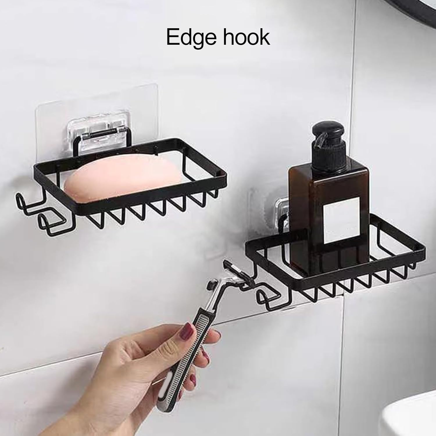 Grebest Stainless Steel Soap Loofah Holder Wall Mount 1pc