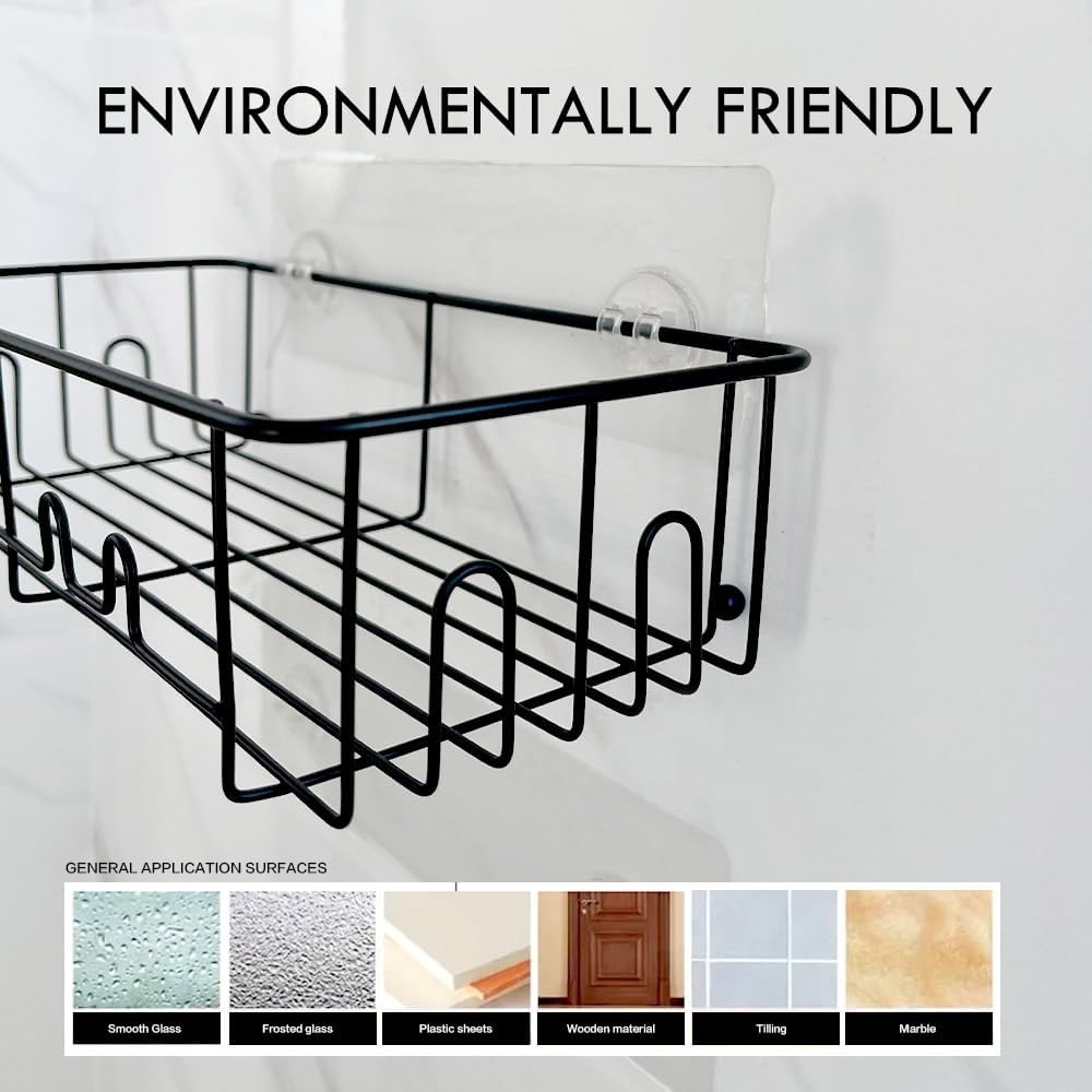 Leeda 2-Tier Soap Dish Holder Shower Caddy Organizer