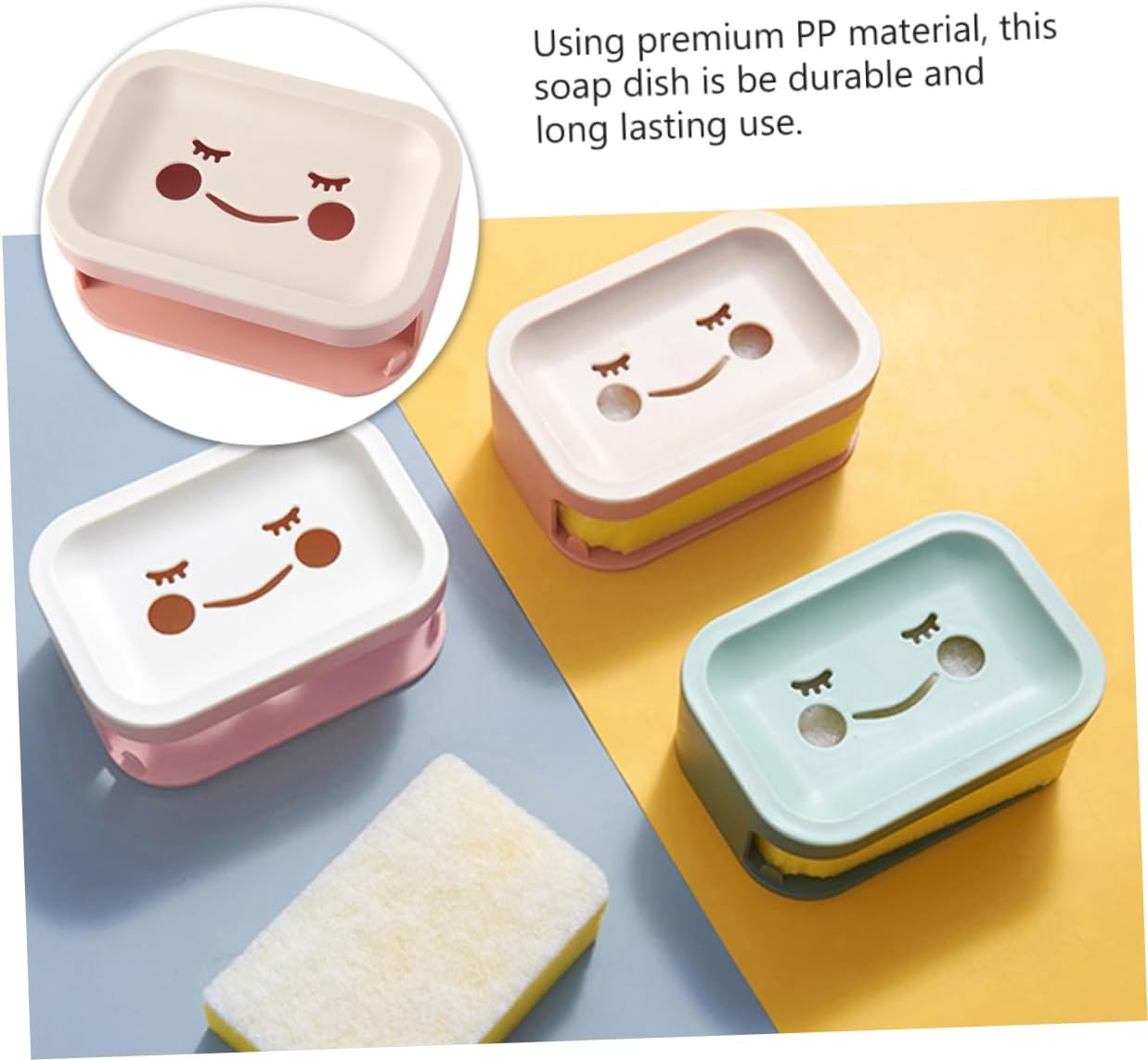 RORPOIR Wall-Mounted Double Layer Soap Dish