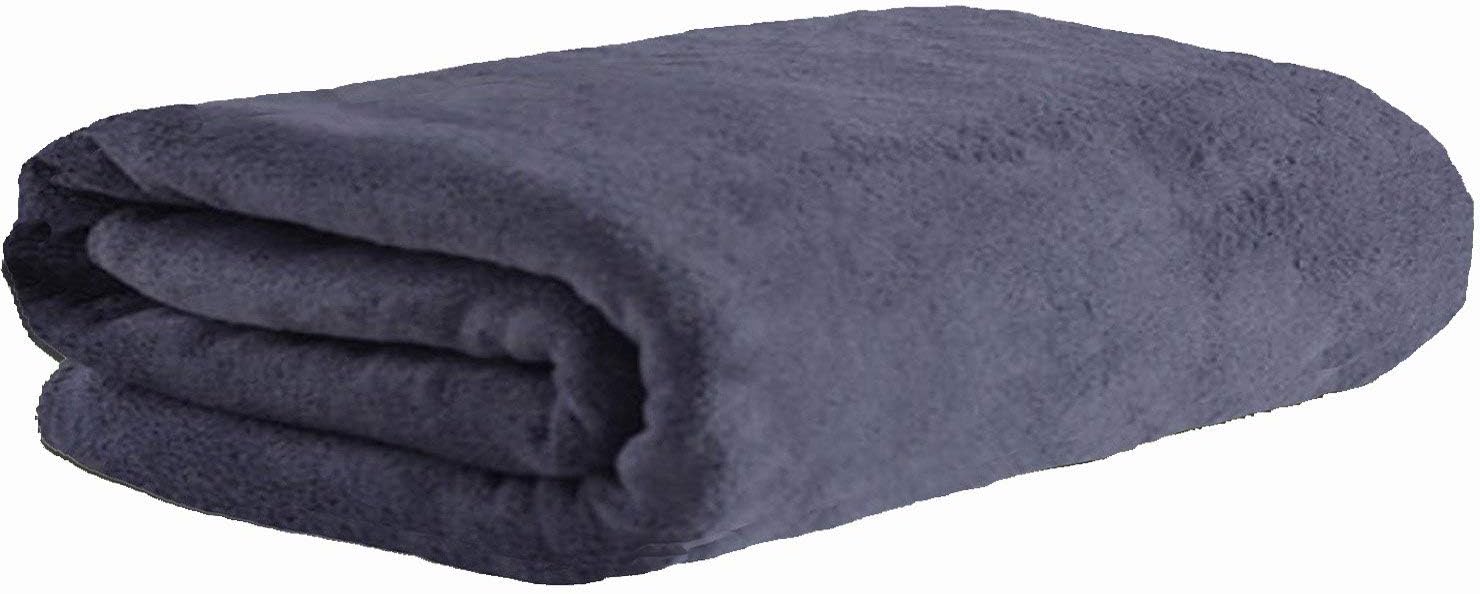 MYLSMPLE Microfiber Bath Towel Extra Large Grey