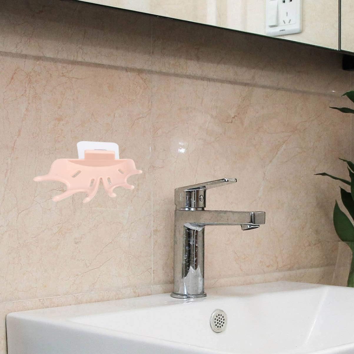 DOITOOL Soap Drain Punch No Trace Design for Kitchen Bathroom