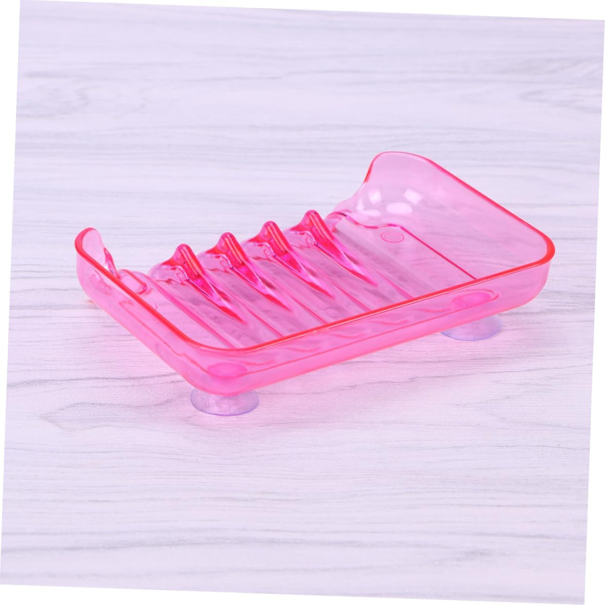 PRETYZOOM Non-Slip Suction Soap Dish for Bathroom Kitchen Shower Wall Mount