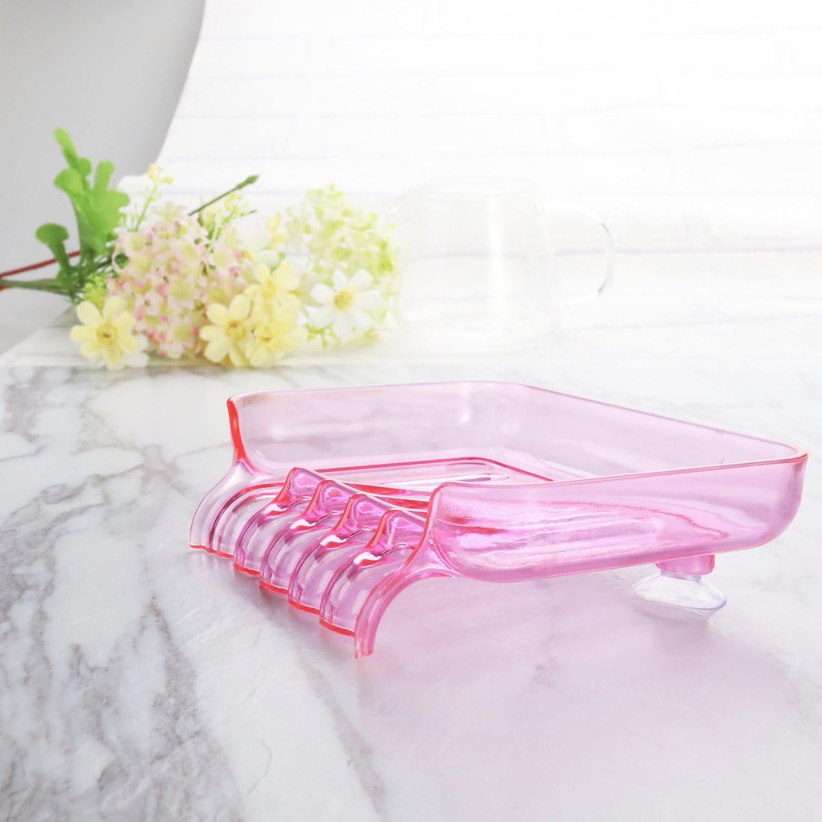 Cabilock Suction Soap Holder for Bathroom and Shower