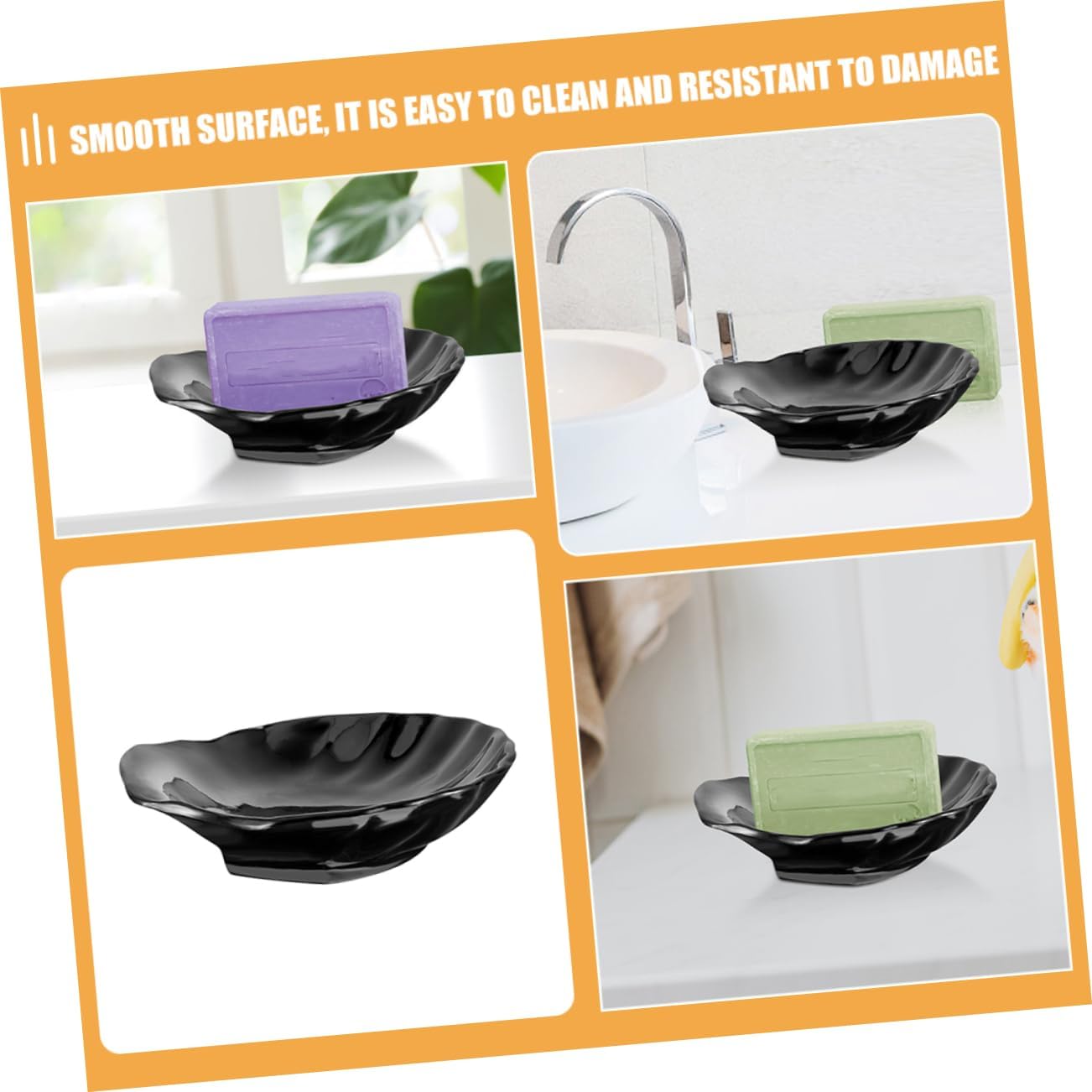 Topperfun Ocean-Themed Soap Dish 2pcs