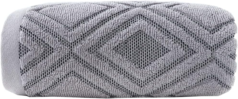 Pidada Bath Towel Diamond Pattern 100 Cotton Soft Absorbent Towel