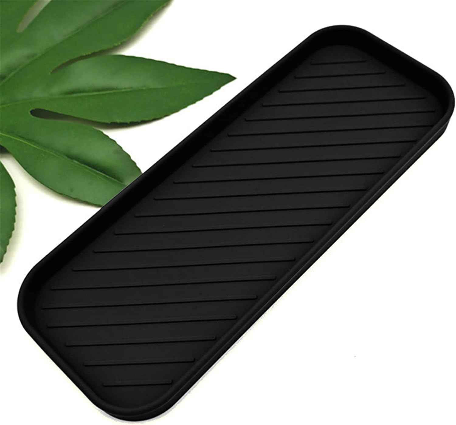 LIUGOU Silicone Organizer Tray for Kitchen and Bathroom