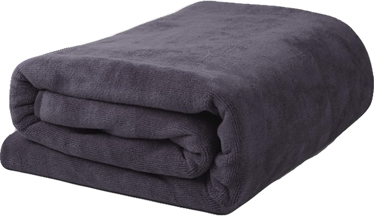 MYLSMPLE Microfiber Bath Towel Extra Large Grey