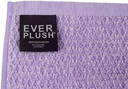 Everplush Diamond Jacquard 6-Piece Bath Sheet Set Lavender