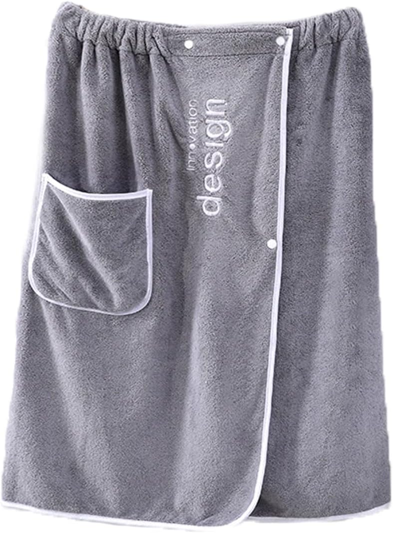 PURFUN Men Boys Adjustable Bath Towel with Elasticated Band