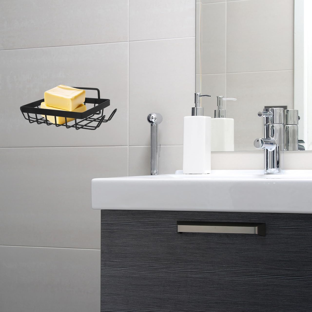 Unomor Wall Mounted Soap Holder Rustproof