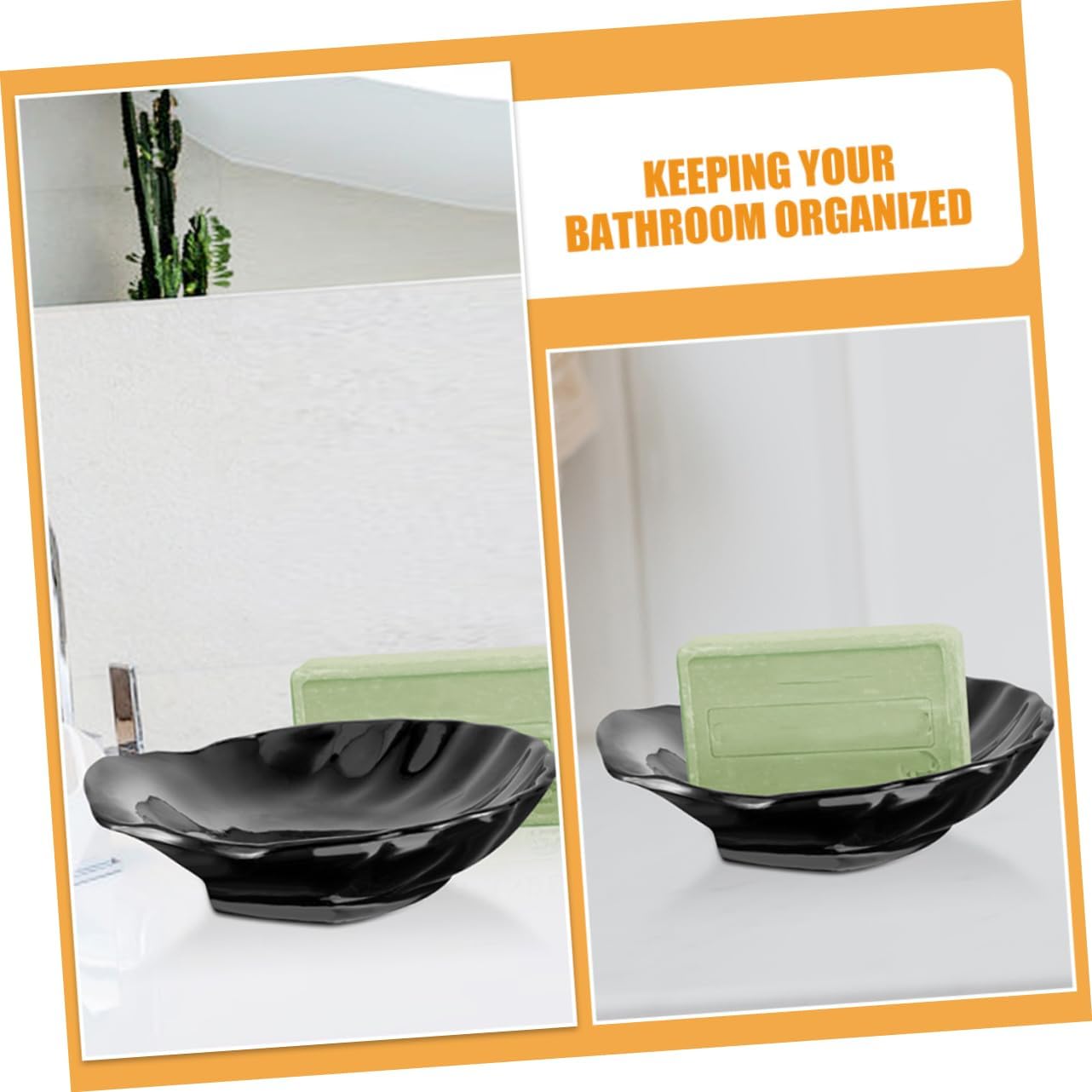 STOBAZA Ocean-Themed Shell Soap Dish Holder