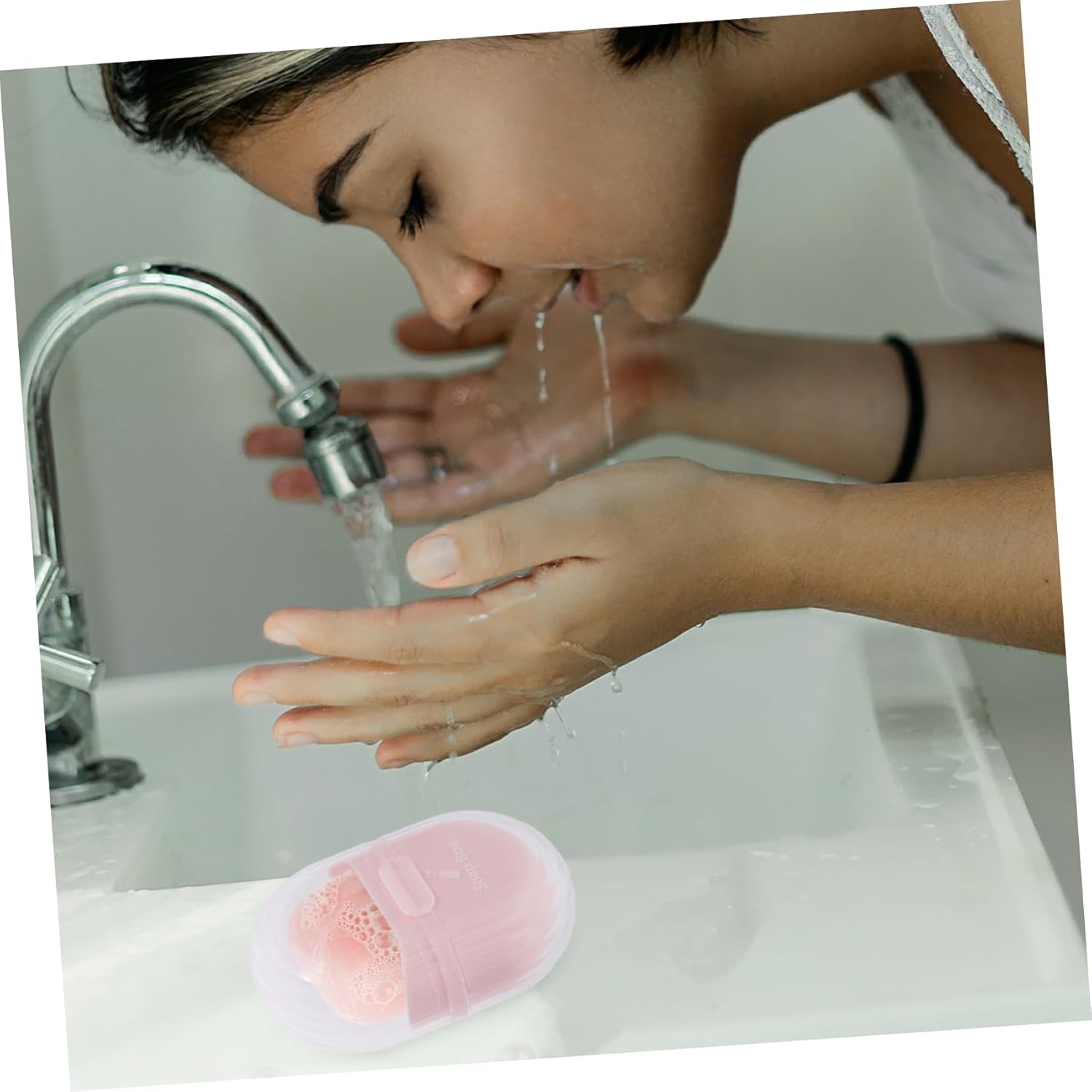 ABOOFAN Travel Soap Dish Portable Waterproof Holder