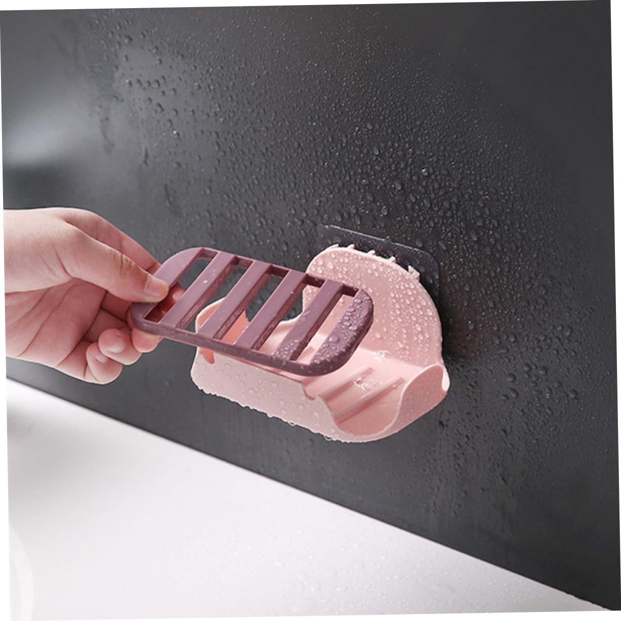 MAGICLULU 2pcs Double Layer Soap Holder for Bathroom