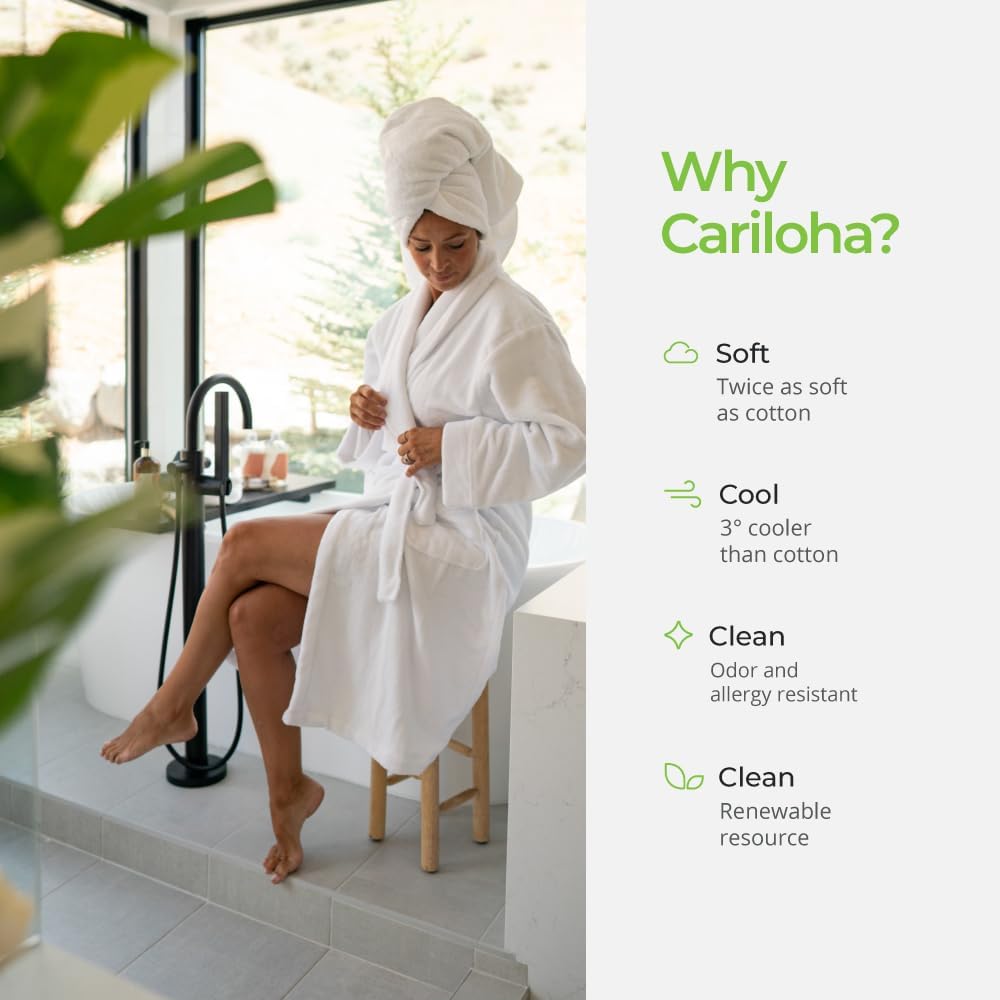 Cariloha Bath Towel Blush 28x54 Turkish Cotton Viscose Blend 1