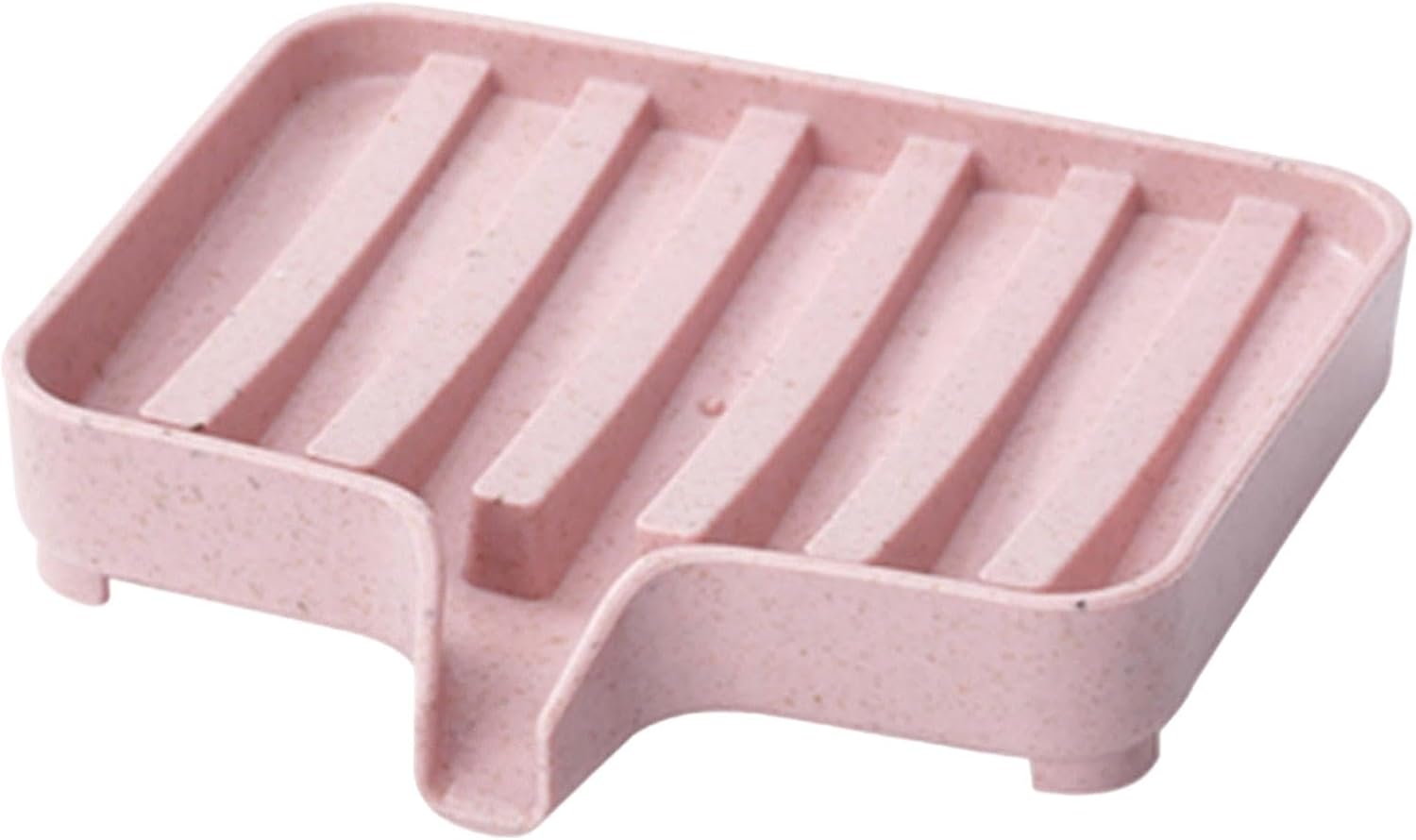 Shower Soap Holder - Double Layer Draining Dish Beige