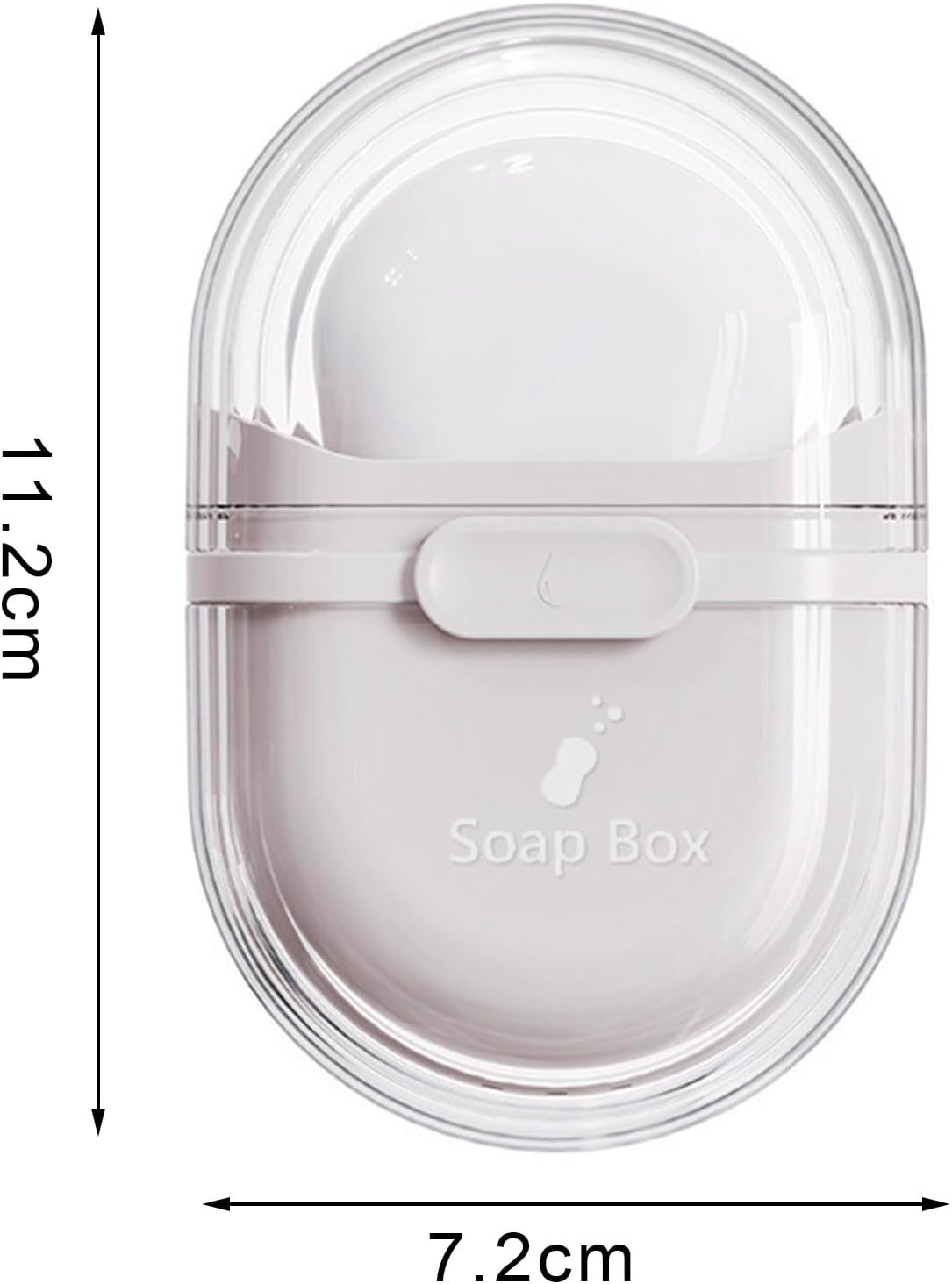 Travel Soap Box with Drainage and Lock Design 1