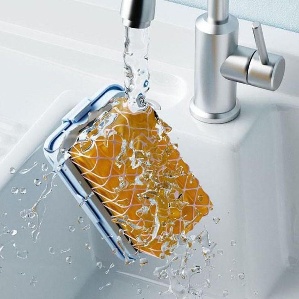 Anti-Slip Ceramic Soap Holder with Drainage for Home