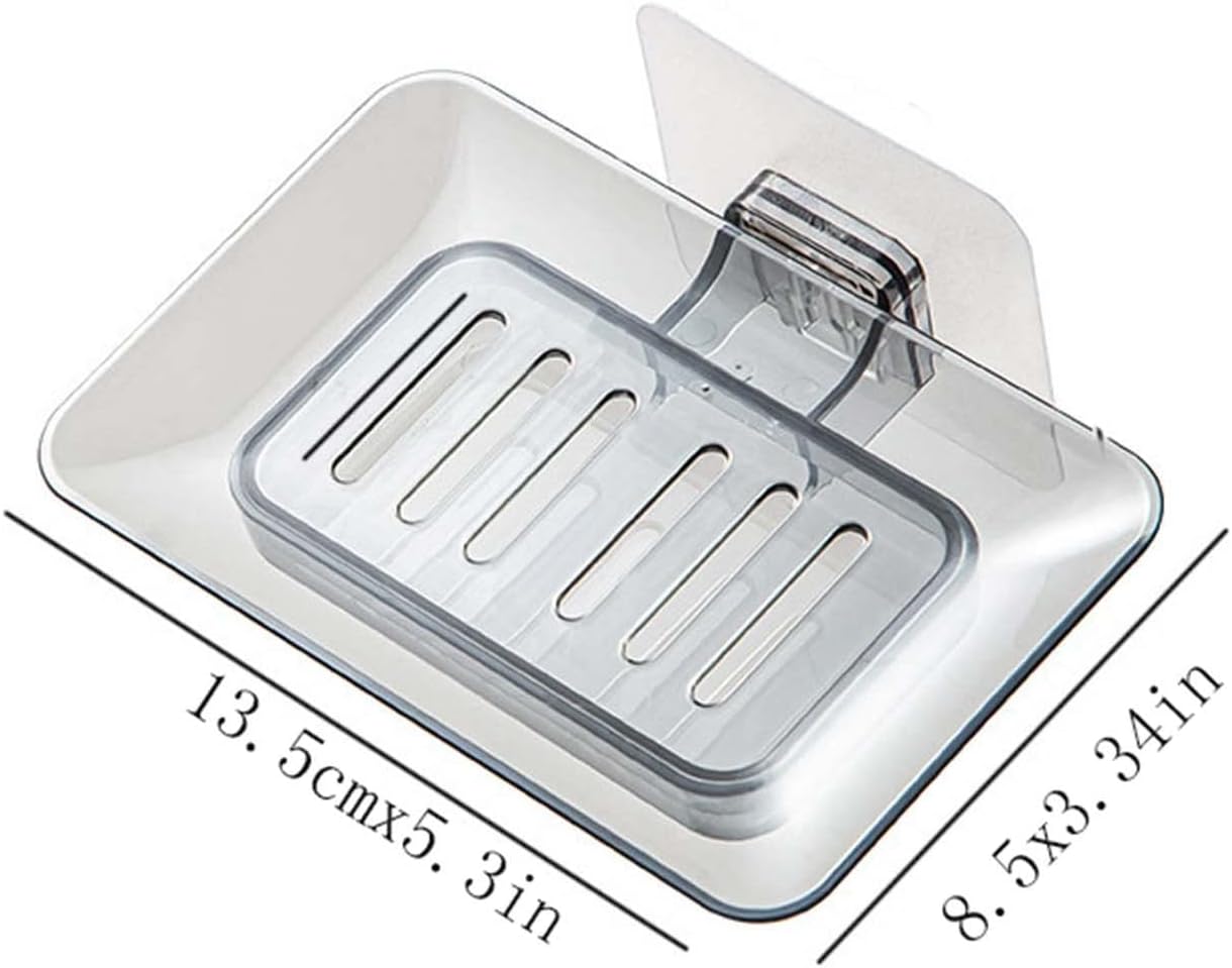 Perforated Wall Hanging Soap Dish - Space-Saving Sink Shelf Organizer