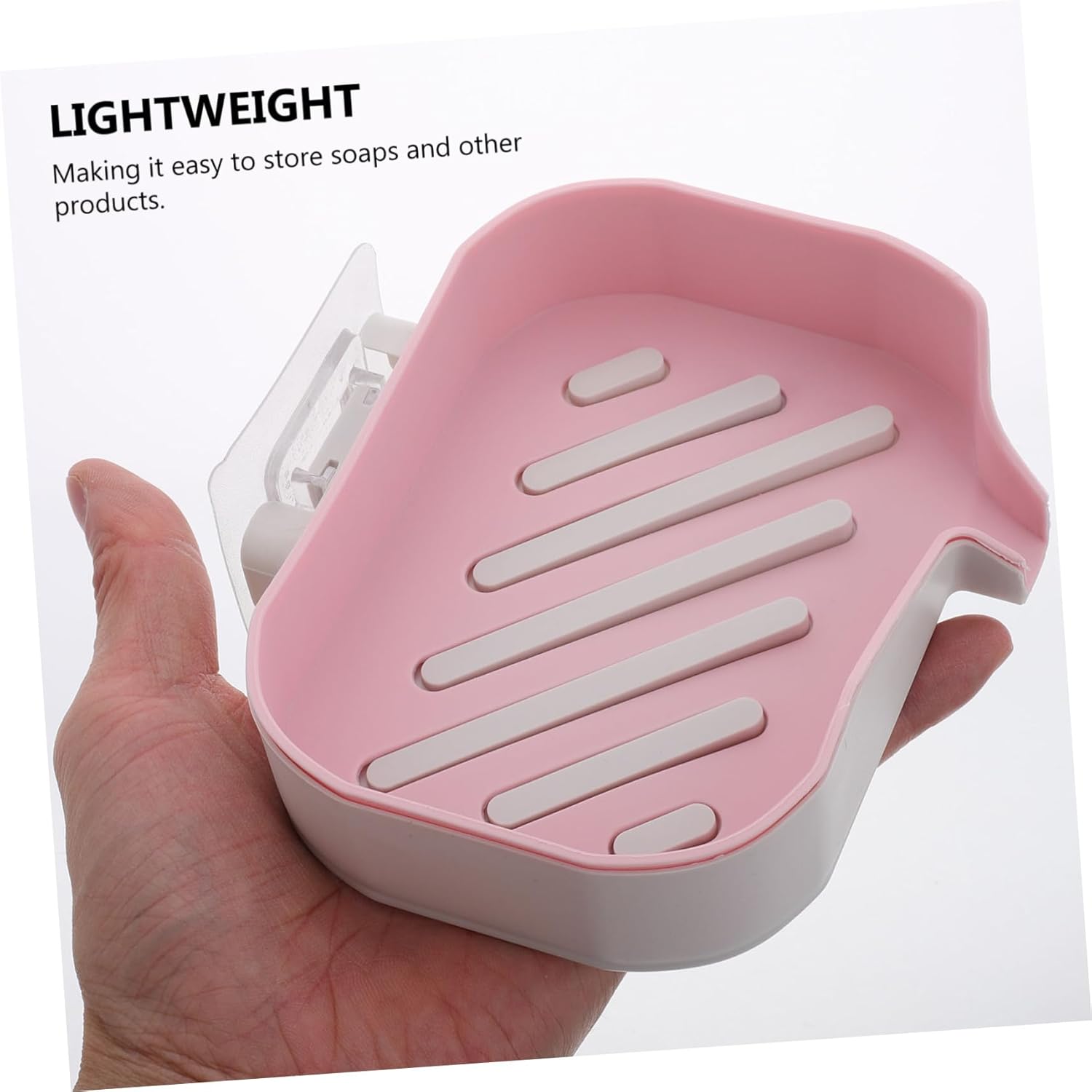DRESSOOS Wall-mounted Soap Holder with Drainage Holes 1