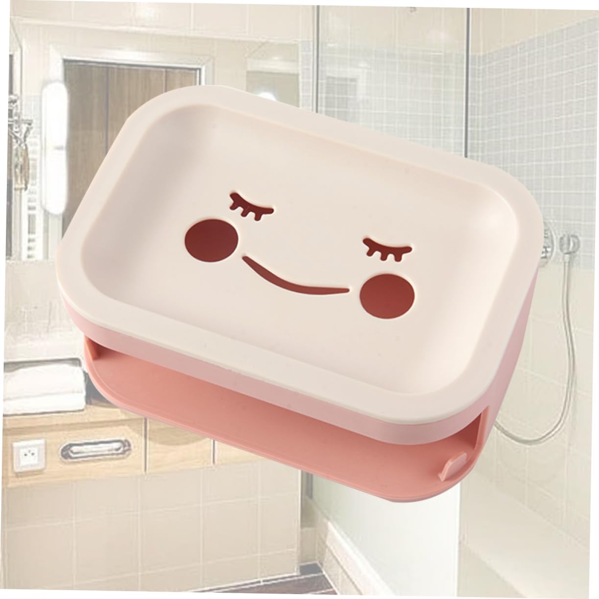 FELTECHELECTR Double Layer Soap Dish with Drainage