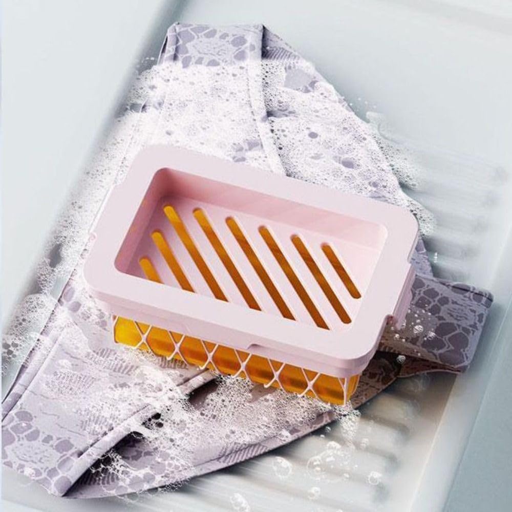 Anti-Slip Ceramic Soap Holder with Drainage for Home
