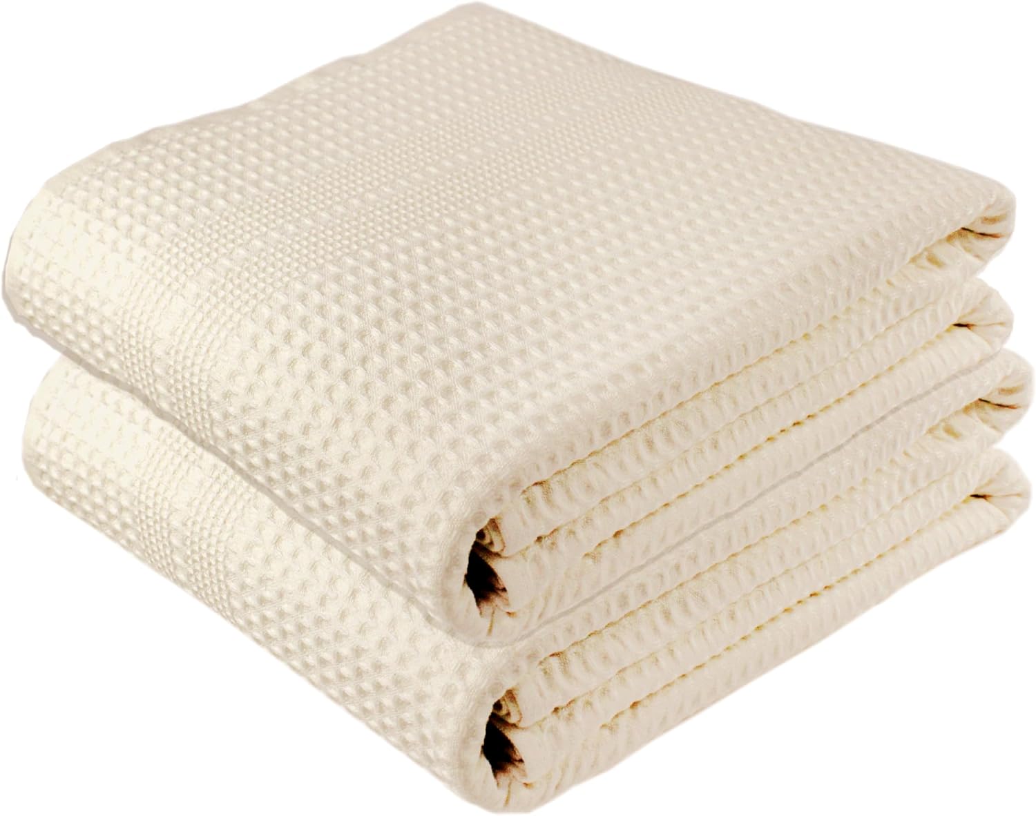 GILDEN TREE Waffle Bath Sheet 40x80 Cream 2 Pack