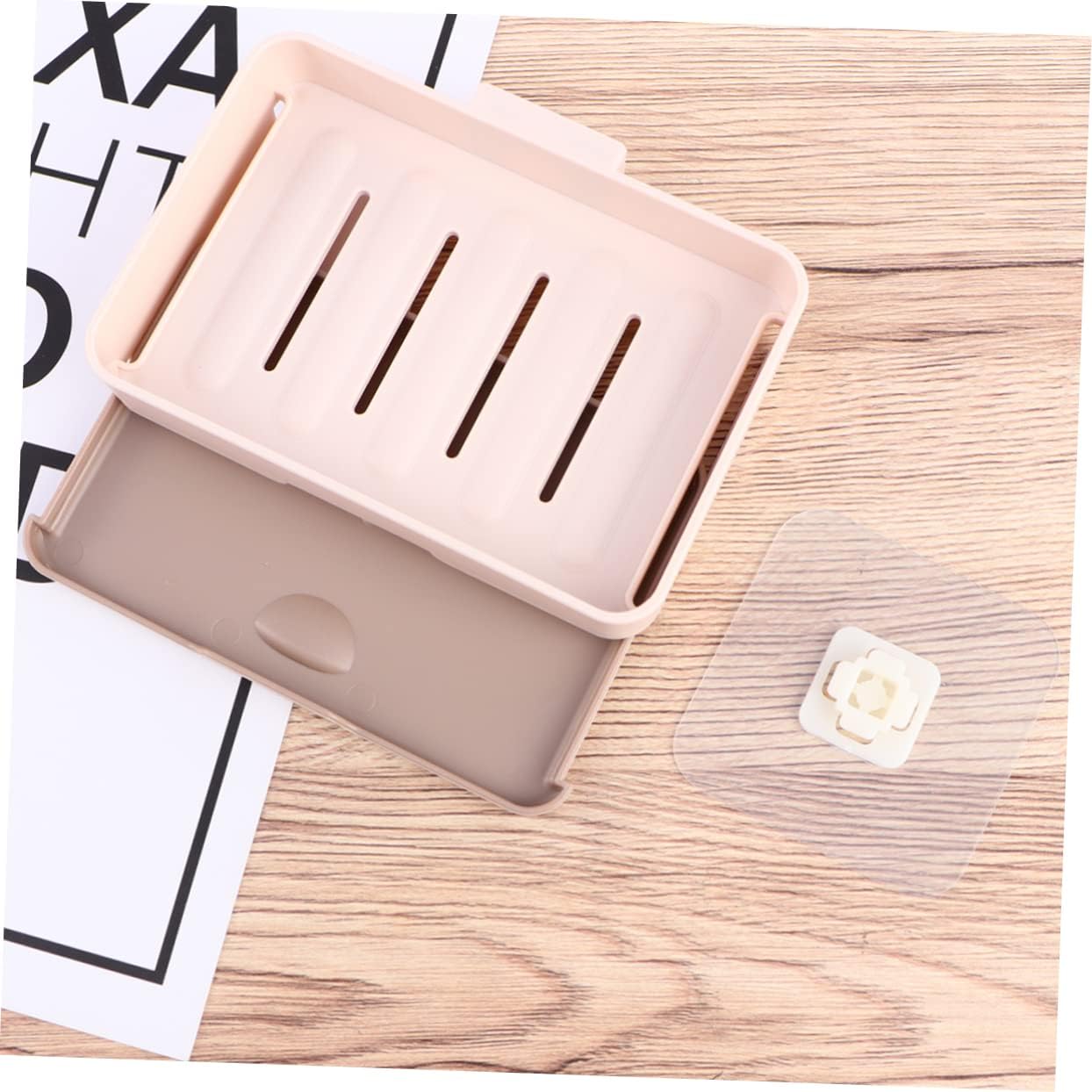 Ciieeo Practical Soap Mounted Dish Leak Proof Box for Bathroom