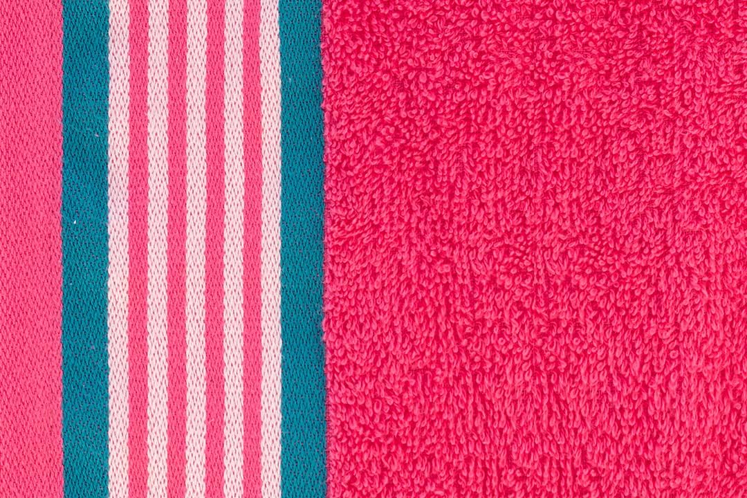 CASA COPENHAGEN He She 6 Piece Towel Set - Teal Pink