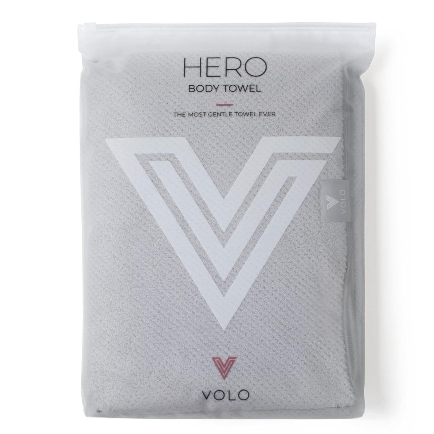 VOLO Hero Body Towel - Luna Gray Luxury Spa Towel 1
