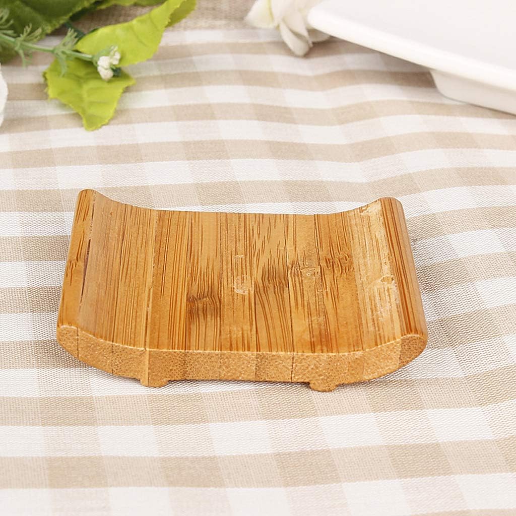 ljhnba Wooden Soap Dish Holder for Bathroom