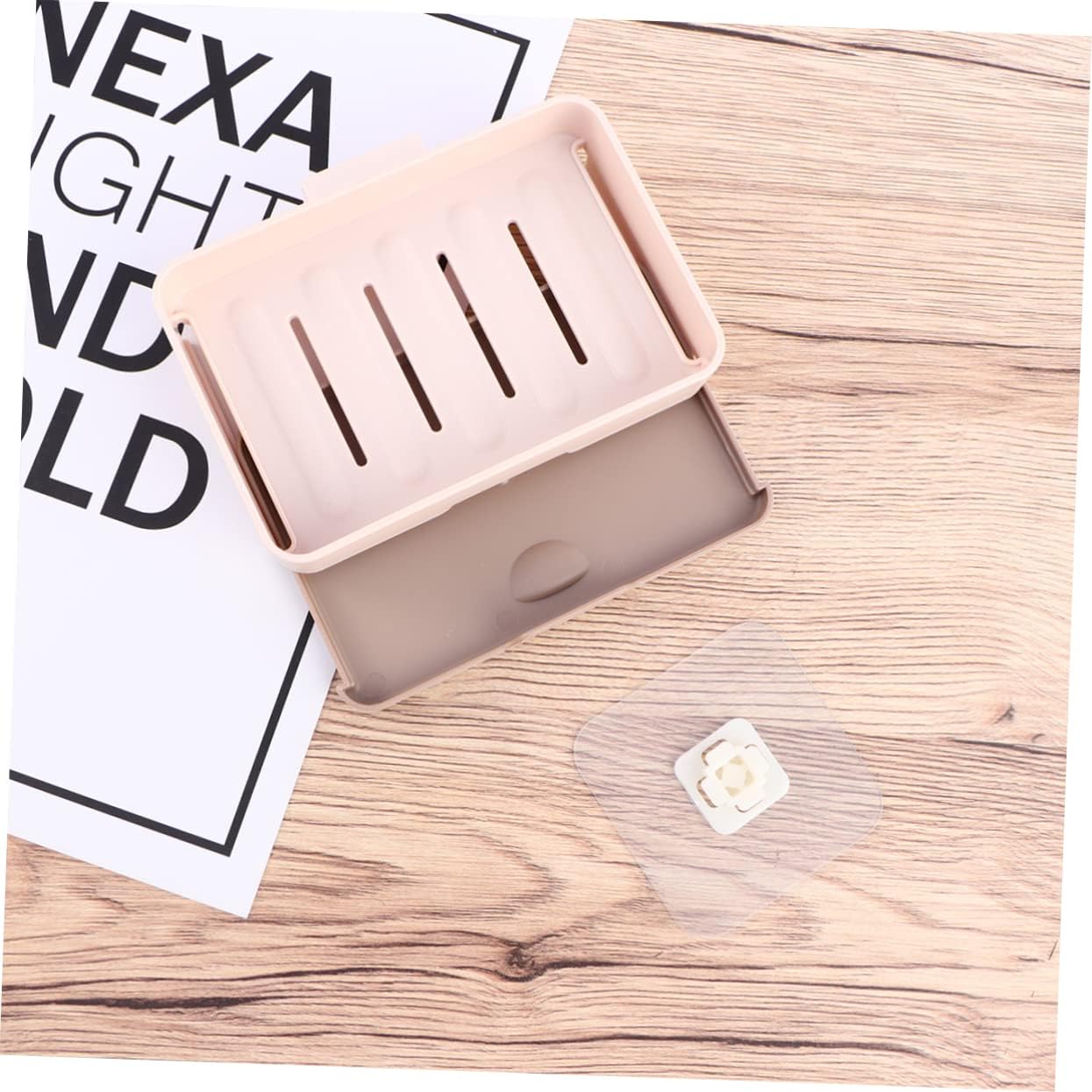 TOPBATHY Leakproof Drainable Soap Holder for Bathroom Kitchen Counter