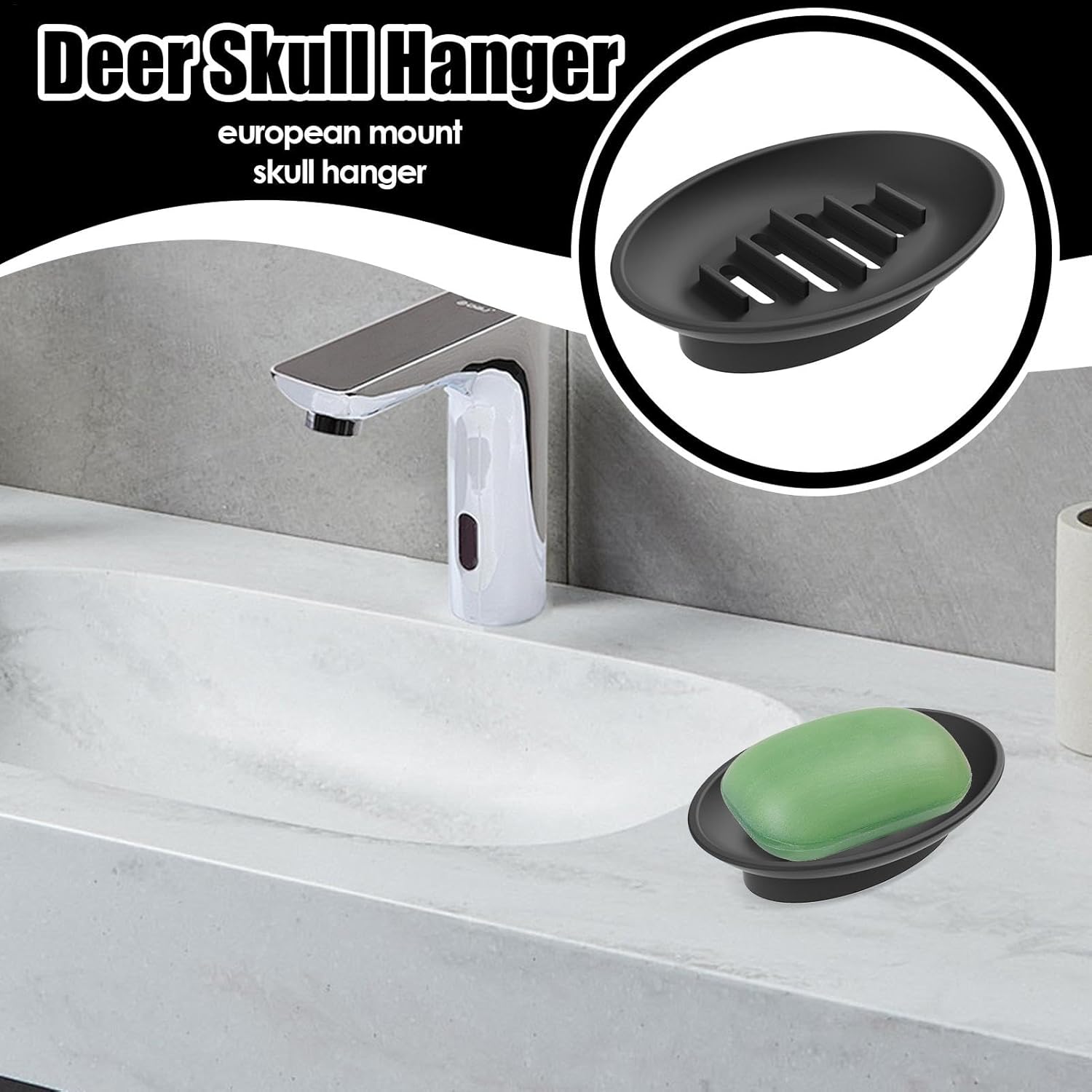 Waterproof Soap Dish Holder - Sturdy Silicone Tray
