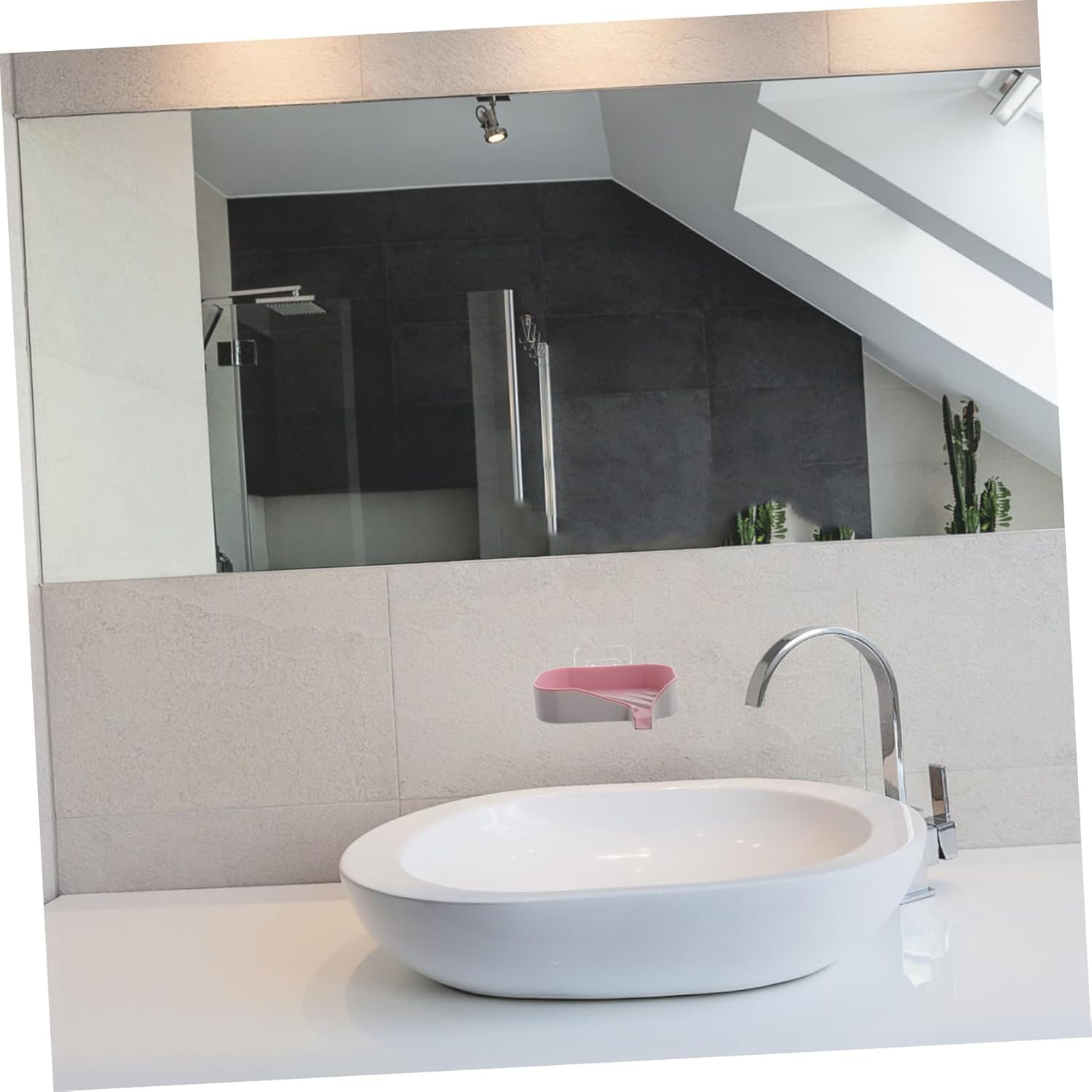 VALICLUD Wall Mounted Soap Dish with Hook for Bathroom