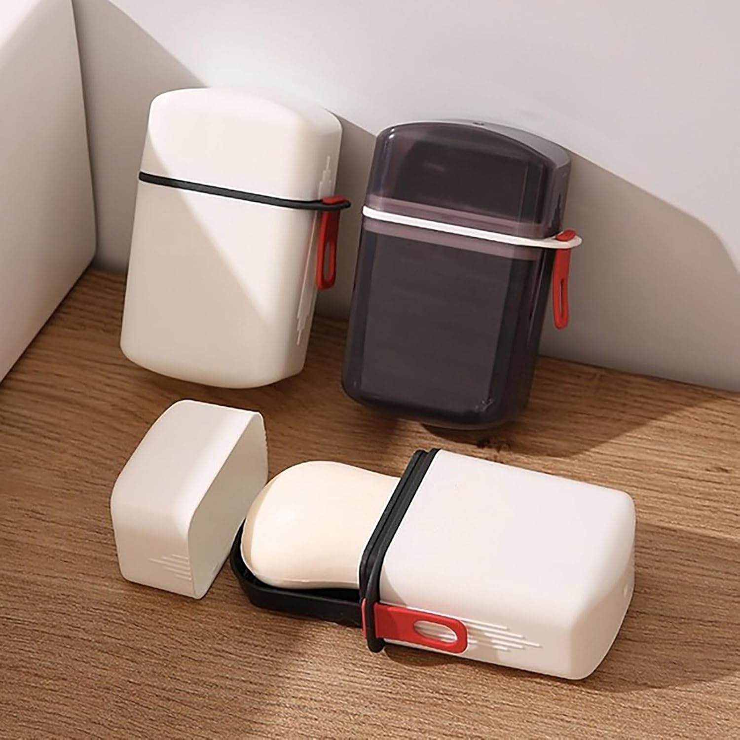 Removable Soap Dish with Lock Design 2pcs