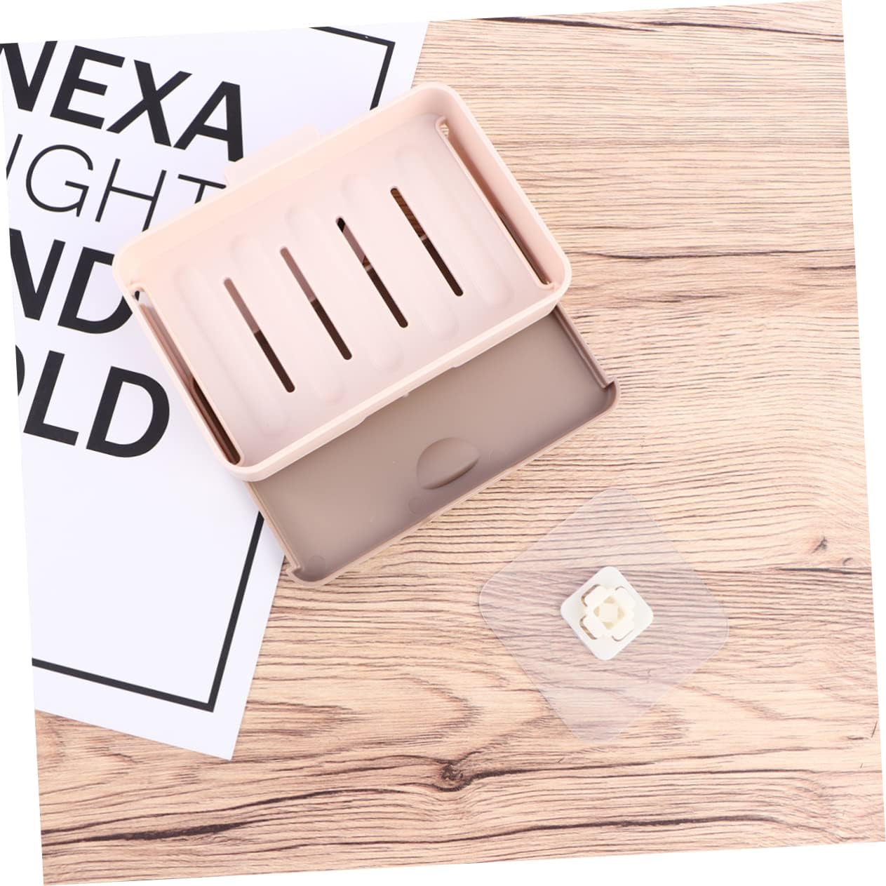 Ciieeo Practical Soap Mounted Dish Leak Proof Box for Bathroom