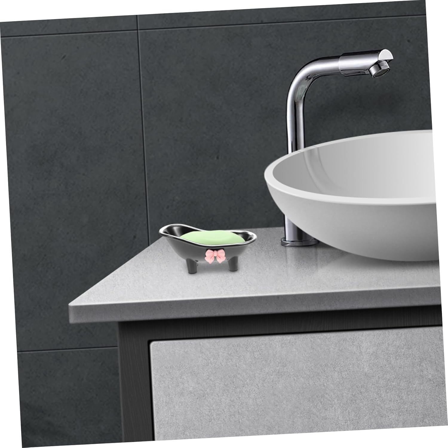 Zerodeko Stylish Soap Dish for Bathroom Modern Design