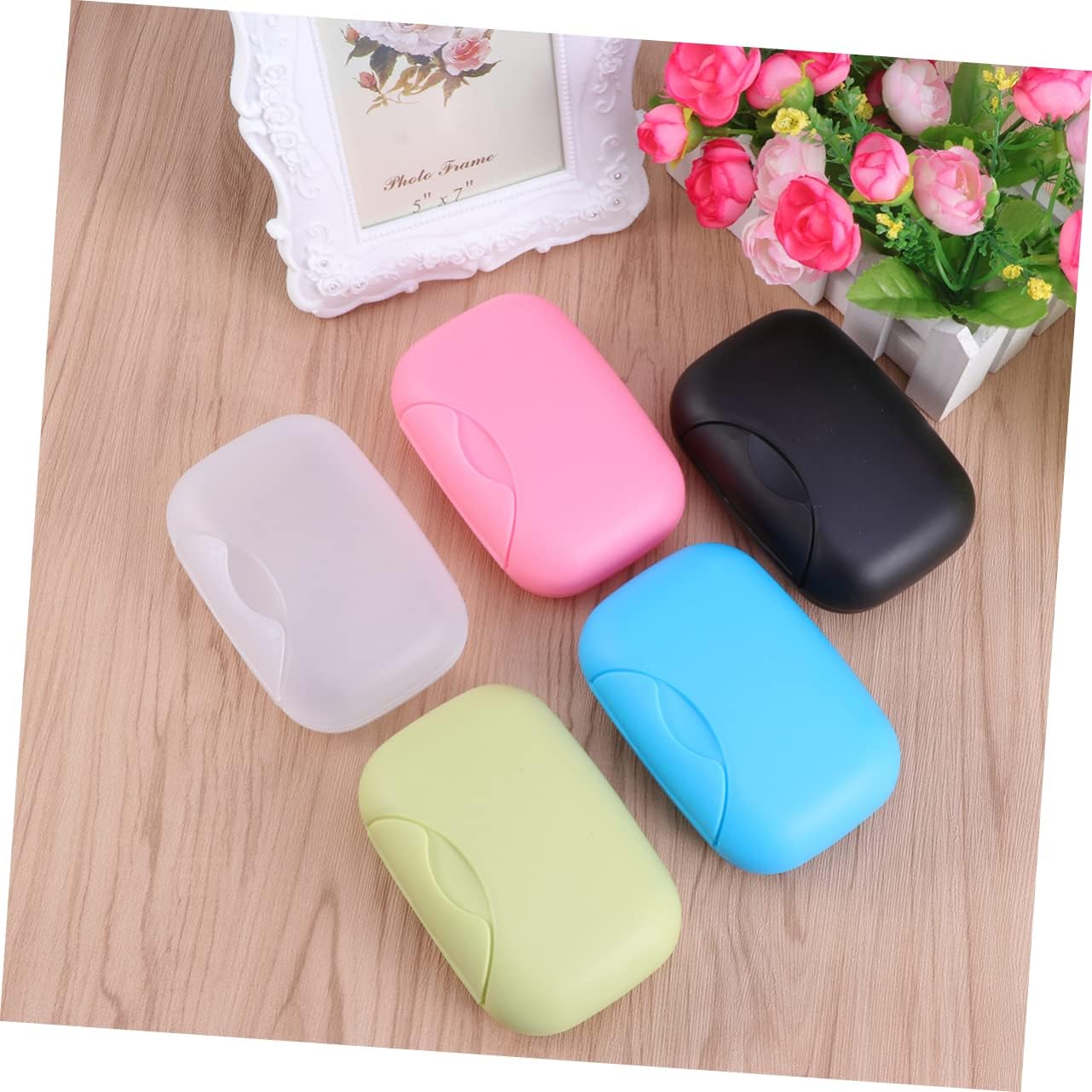 SOLUSTRE Portable Soap Case with Lock for Travel Hiking