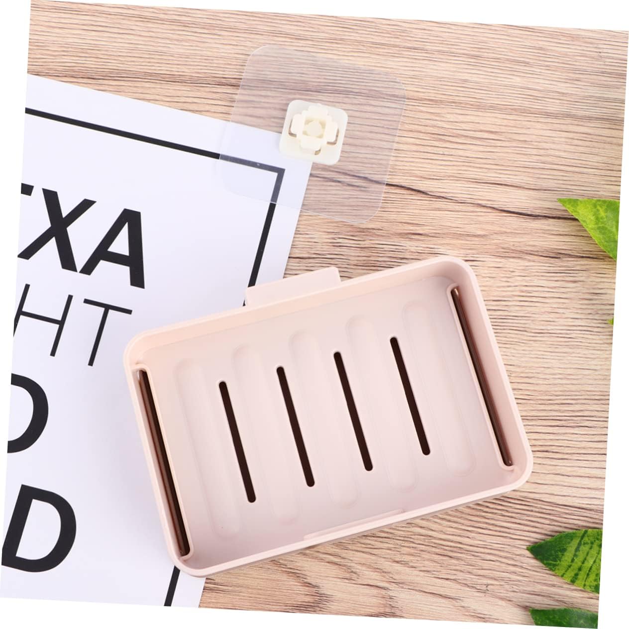 Ciieeo Practical Soap Mounted Dish Leak Proof Box for Bathroom
