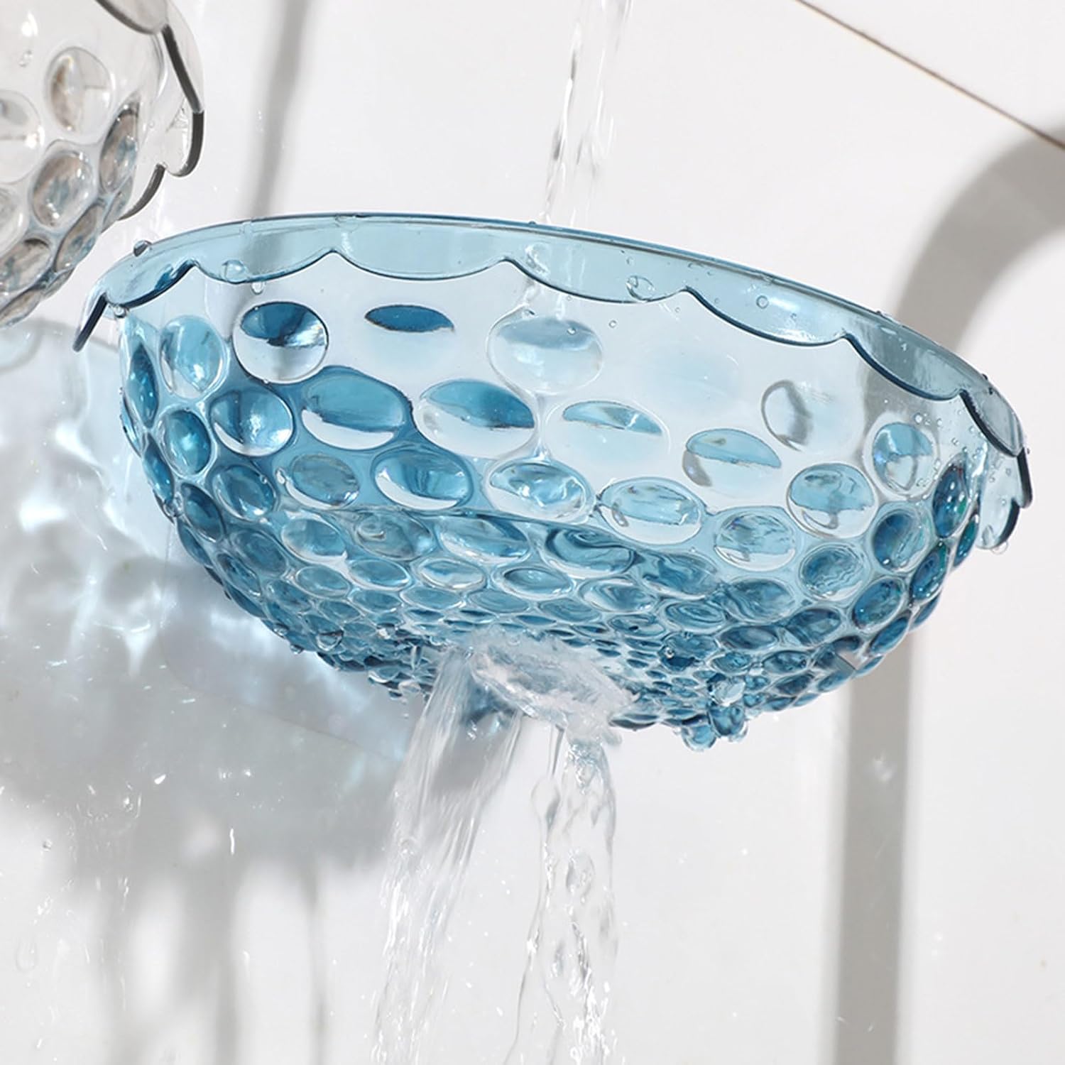 Wall Mounted Soap Holder No Drilling Self Adhesive Bath Organizer